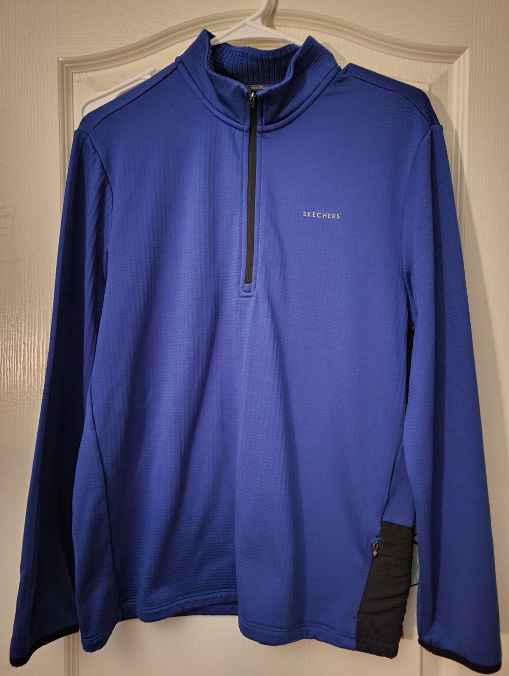 Skechers Unisex’s Royal Blue Quarter-Zip Performance Pulloverni
